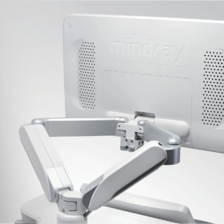 Mindray DC 60 Frontalansicht mit Dual-Touch-Display